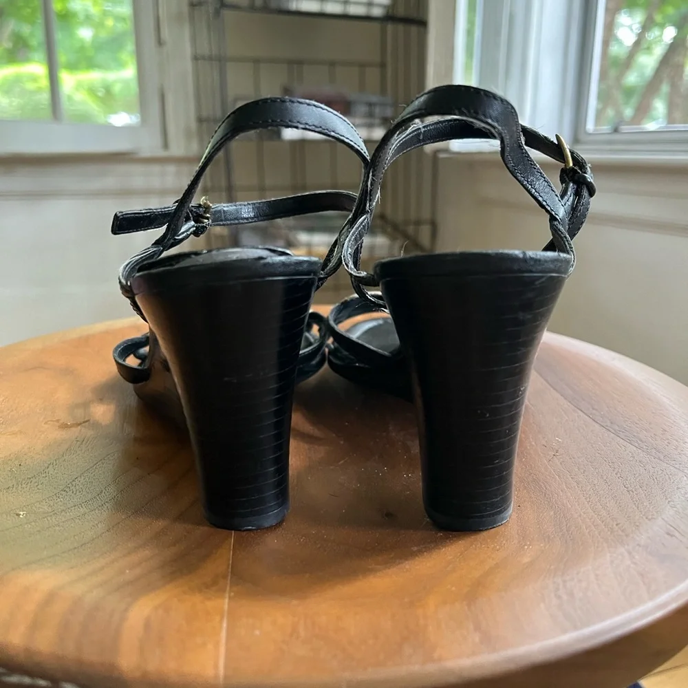 Embellished Wedge Sandals - Picture 8 of 8